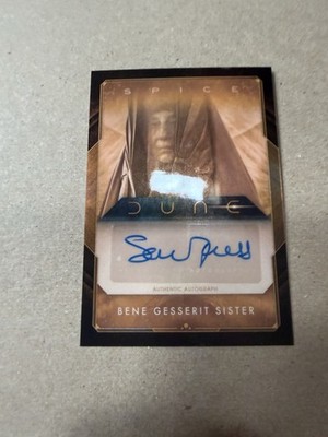 Topps 2024 Chrome Dune Souad Faress Bene Gesserit Sister Dune Spice Auto