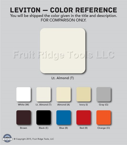 Leviton Light Almond MOS Wallplate 3-Port RCA Audio Video Jack Module 41292-3RT - Imagen 3 de 6