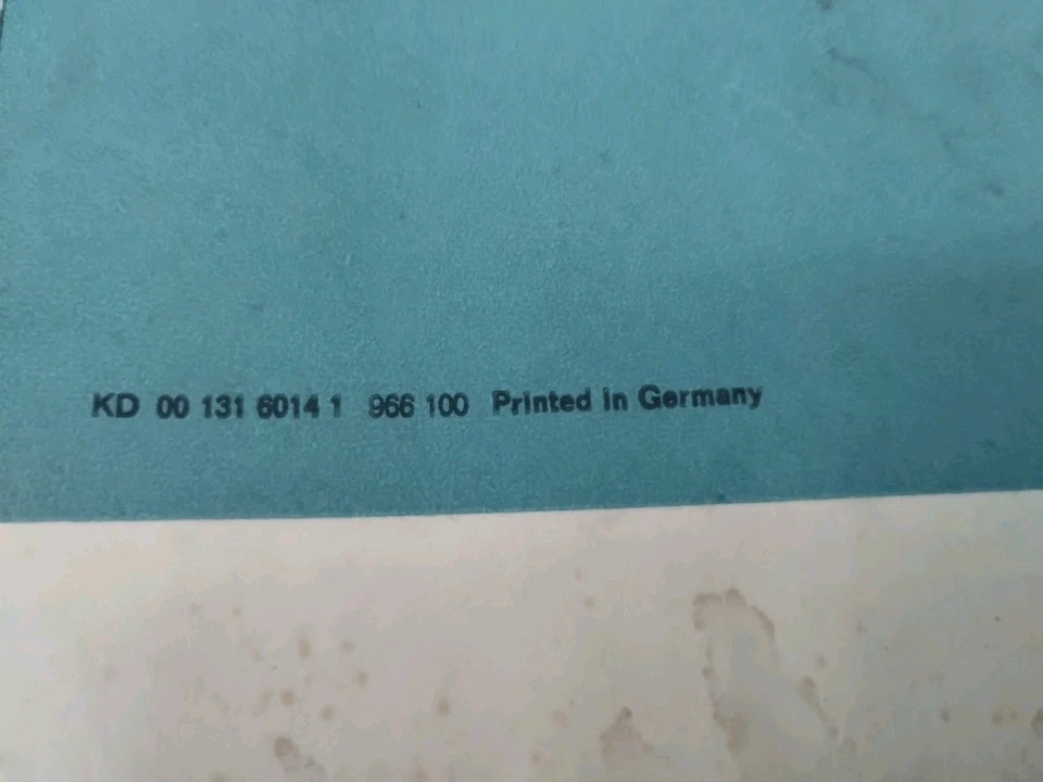 Mercedes Benz 250SL 280SL 1967 1968 1969 folleto de servicio del dueño original Foto 4 de 4