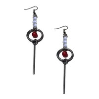 Sturdy Long Dangle Earrings Fashion Statement Alloy Ear Studs Jewelry For Women