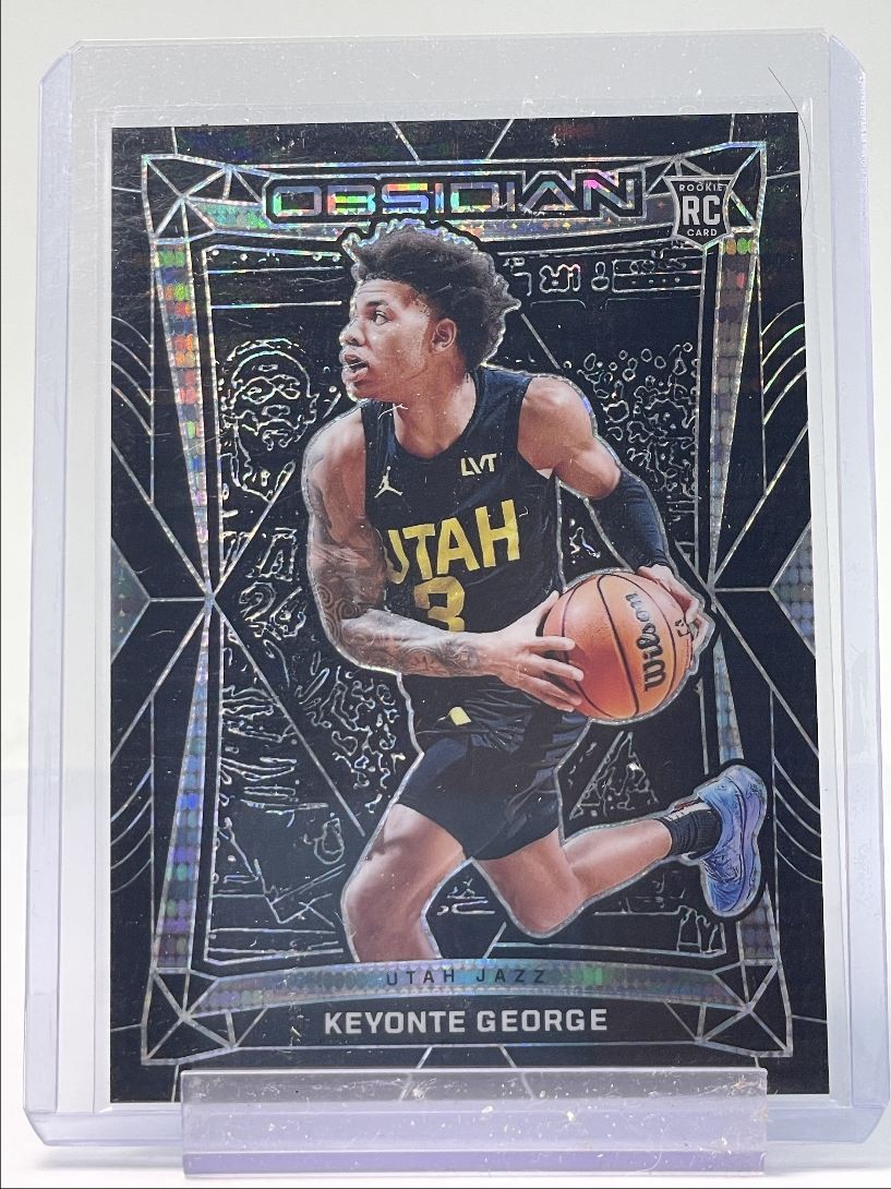 KEYONTE GEORGE 2023-24 OBSIDIAN ROOKIE INTERNATIONAL ELECTRIC ETCH RC Q4094