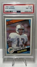 DAN MARINO 1984 Topps #123 RC CARD MIAMI DOLPHINS HOF LEGEND PSA 8