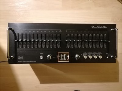 ADC Sound Shaper Two Stereo Frequency Equalizer Vintage, als defekt