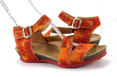 Think Gr.37 Damen Sandalen Sandaletten Slipper Rot Sommer R 455 - Bild 1 von 4