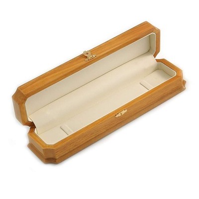 Avalaya Victorian Style Luxury Wood Oak Gloss Jewellery Presentation Box