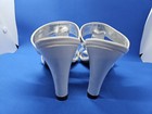 Vintage Etienne Aigner Patsy White Patent Leather Sandals with Heel Size 8 M — photo 8