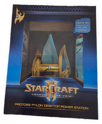 StarCraft II: Legacy of the Void Protoss Pylon USB Charging Station- In Box