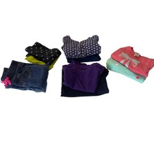 Baby Girls Clothing Lot Bundle 10 Pieces Jeans Sweaters Leggings Tees 12 Months