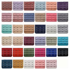 35 PCS Bra Extender 3 Hooks 3 Rows, Band Strap Back Clips Extender,...