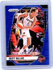 2024 Panini Prizm WNBA #133 Kristy Wallace Blue Pulsar Prizms #/199