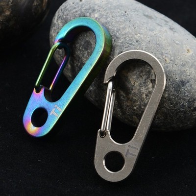 Alloy Carabiner D-Ring Clip Hook Buckle Keychain Keyring Hiking Camping Tools