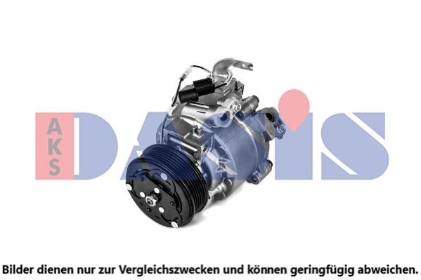 AKS Dasis Kompressor, Klimaanlage 853091N FüR CitroËN Mitsubishi Peugeot-image