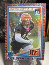 Demetrius Knight Jr. FOOTBALL EMOJI Bengals Optic Donruss #296 Rookie