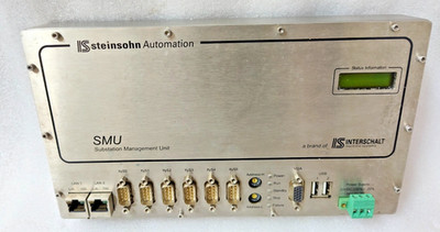 STEINSOHN AUTOMATION SMU SUBSTATION MANAGEMENT UNIT SMU F803 001A TESTED OK