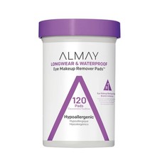Almay Makeup Remover Pads, Longwear  120 Count Pack of 1 , 120 Ct