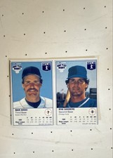 1987 Kraft Home Plate Heroes - Wade Boggs, Ryne Sandberg #7-8 Panels