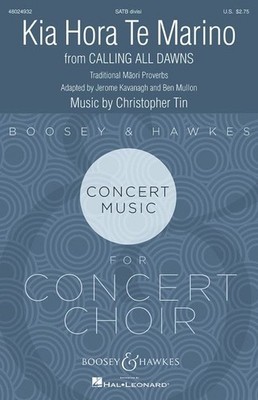 Kia Hora Te Marino Choral score mixed choir (SATB divisi) and piano (intermediat