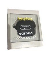 Heyday Black Silicone Earbud Case Fits Airpod Gen 3 New Wireless Charge Comp