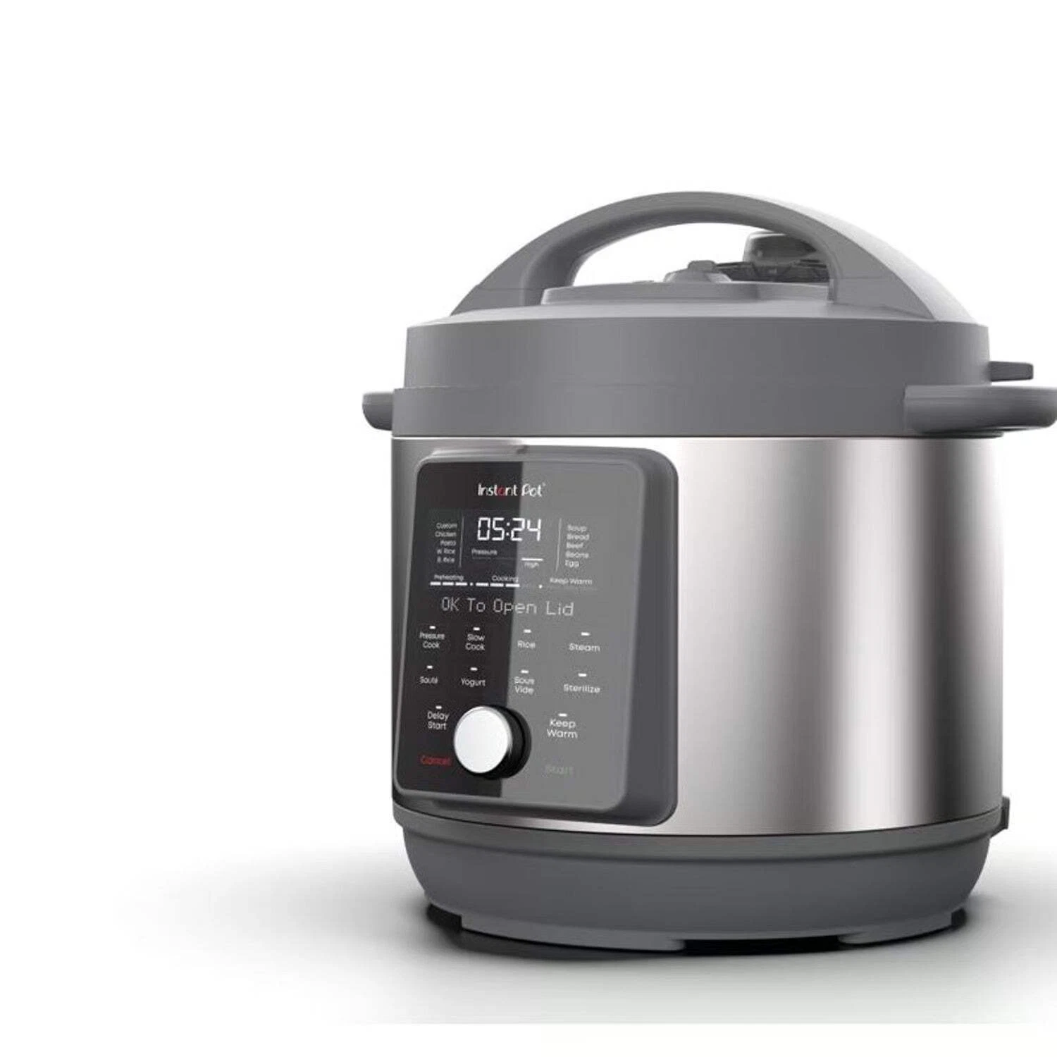 Instant Duo Plus Aluminum/Stainless Steel Digital Pressure Cooker 8 qt Black/Sil