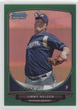 2013 Bowman Chrome Prospects Green Refractor Jimmy Nelson #BCP140 4n0