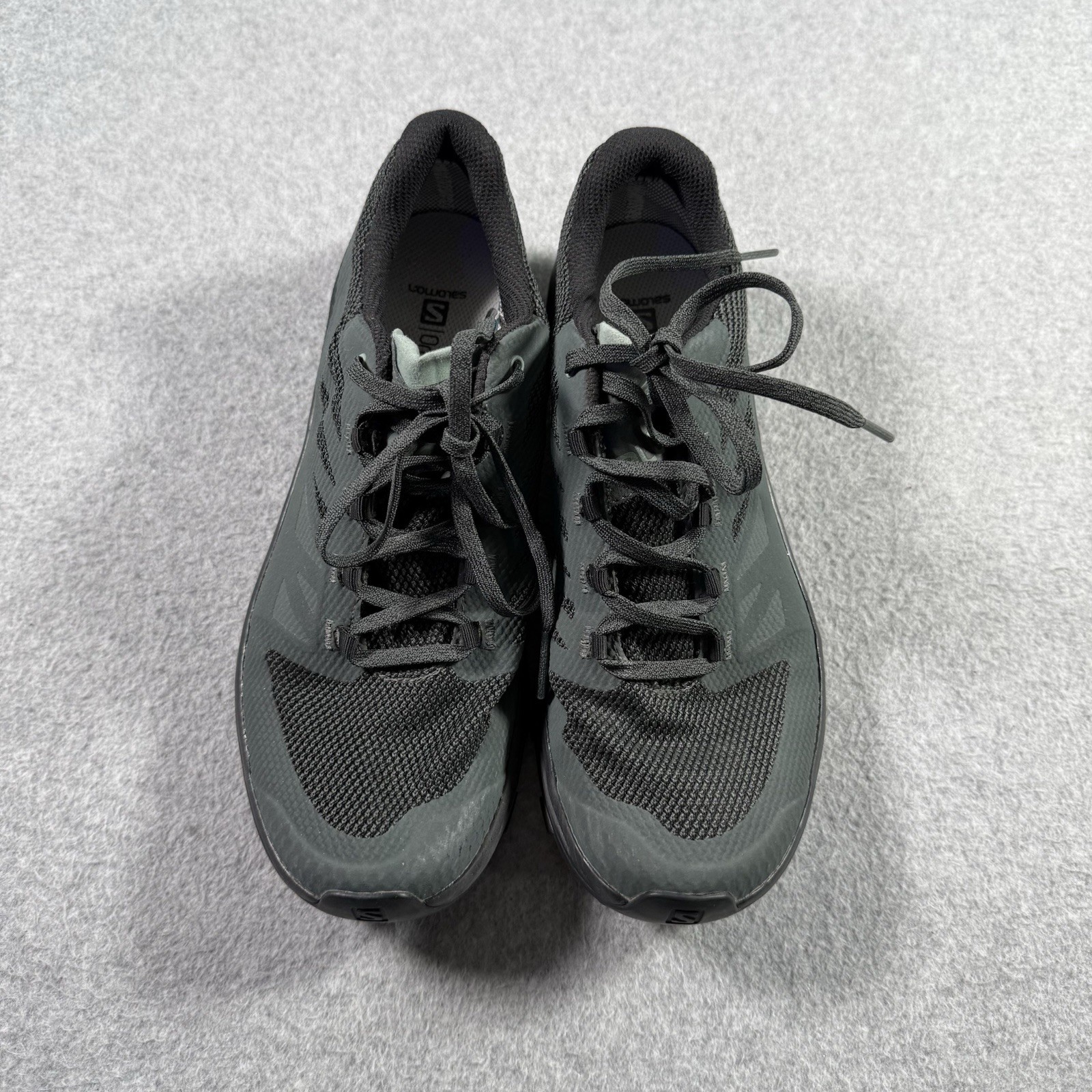 Scarpe da trekking Salomon uomo USA 8 Outline basse Gore nero verde 404771