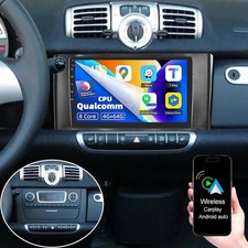 Qualcomm Autoradio Für Smart Fortwo 451 2011-15 Android15 Carplay GPS Navi 4+64G
