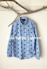 Women M Polo Ralph Lauren Bear Ox Long Sleeve Shirt Pony Embroidery Vhtf Classic