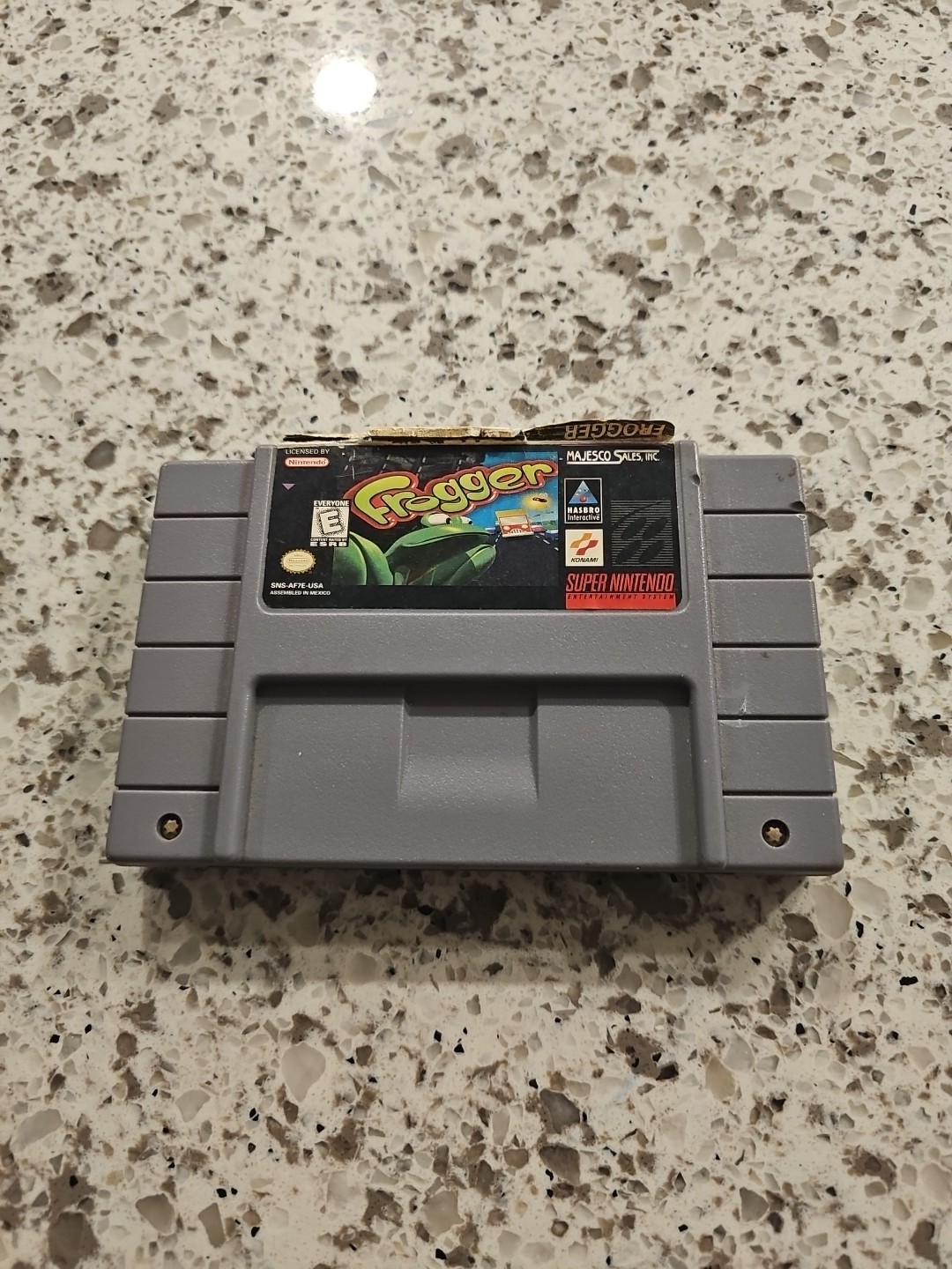 Frogger Super Nintendo SNES Game .  Cartridge only