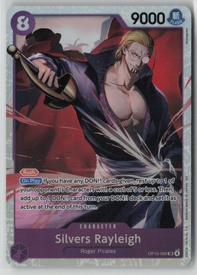 Silvers Rayleigh OP13-066 One Piece Carrying On His Will Super Rare Near Mint