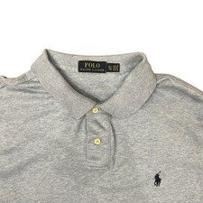 Polo Ralph Lauren Polo Shirt Men XL Light Blue Heather Short Sleeve pony Logo