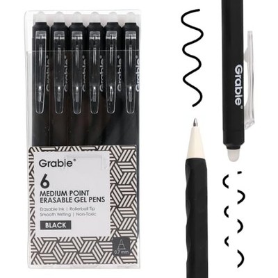  Erasable Gel Pens, Medium Point 0.7 mm Erasable Pens, Make Mistakes Disappear 