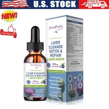 Milk Thistle Liquid Drop Promotes Liver Health Liver Cleanse Detox&Repair