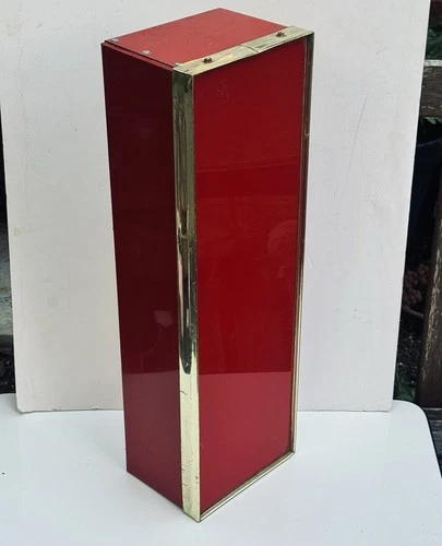 Vintage 1960s Metal Large Neon Red Letter "I" 21"X 7"X 5 1/4" Light Box Only