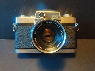 Vintage KOWA SE SLR Camera 1:1.9 F=50mm JAPAN Active Meter Works TESTED