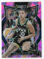 2025 Select WNBA Concourse Pink Ice #23 Courtney Williams Minnesota Lynx USF