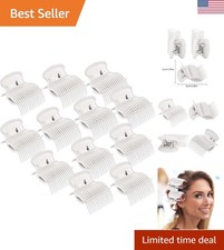 Unique 12-Piece Replacement Clips for Hot Rollers - Ideal for Styling Curly Hair