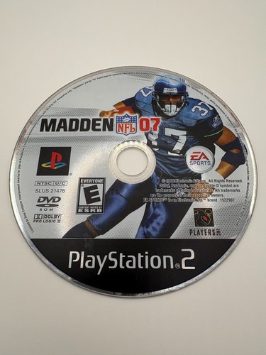 madden 07 ps2 disc only, untracked