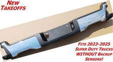 Chrome Rear Bumper w/ Step 2023-2026 SUPER DUTY Factory OEM OE F250 PC3Z17810JA