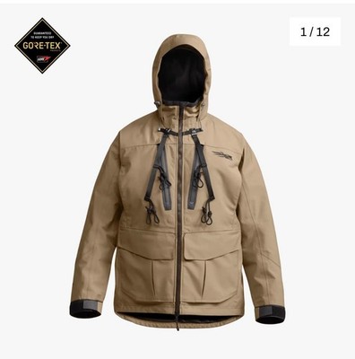 Sitka Hudson Jacket Gore Tex Mens Large Brand New Primaloft Dirt Brown MSRP $600