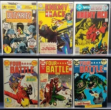FOUR-STAR BATTLE TALES 1 2 5 SPECIAL 26 ENEMY ACE SHOWCASE 58 BLITZKRIEG 1 DC