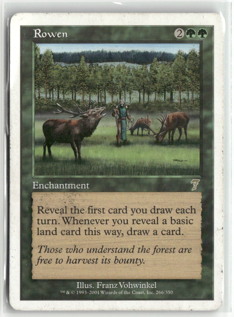 Rowen Seventh Edition 7ED MTG Heavily Played