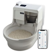 Cat Litter Box CatGenie A.I. Self-Cleaning Automatic-Washing Kitty Toilet Tray