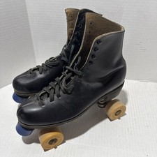 Riedell Men's Size 9 / 10D Chicago Plates Roller Quad Skates Vintage EUC Ws 11