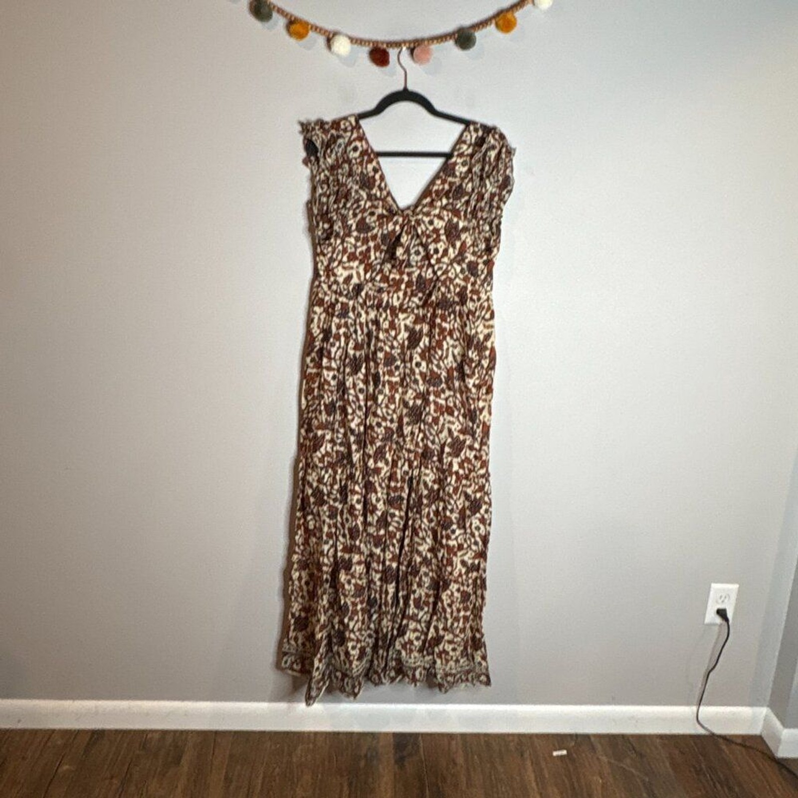 House of Harlow 1960 Mirabelle Ruffled Maxi Dress