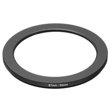 67mm-55mm Metal Step Down Ring Camera Lens Filter Adapter Ring Aluminum Filter