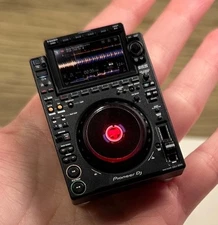 Dollhouse miniature Replica of Pioneer DJ  music stage concert equipment