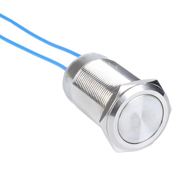 22Mm Waterproof IP67 Momentary Metal Push Button Switch Large Current 10Amp 12V