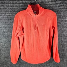 The North Face Glacier 1/4 Zip Fleece Pullover Women's Medium Pink A7YP