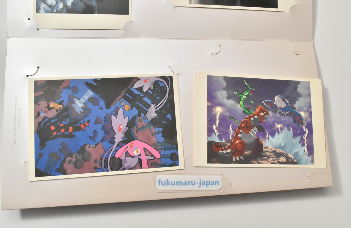 Pokemon postcard set Game Artworks by GAME FREAK 8cards Pokémon