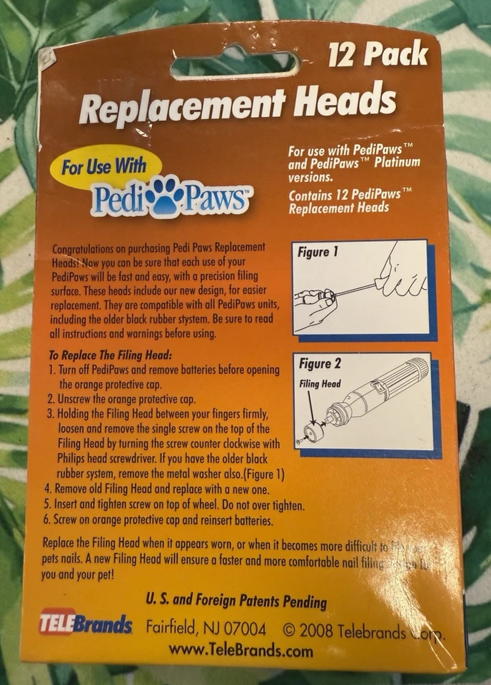 NUEVO Repuesto de amoladora de uñas para mascotas PediPaws G-3379 - 12 cabezas cortadora de garras para perro gato Foto 2 de 3